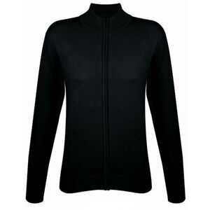 SOLS Womens/Ladies Gordon Full Zip Cardigan / Black